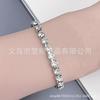 Diamond Elastic Bracelet Hip Hop Bracelet Single Row Diamond Bracelet with Simple and Versatile Style Diamond Bracelet Jewelry Zircon Bracelet