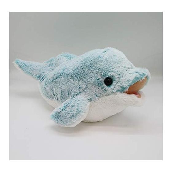 Aurora World Plush Powder Kids Dolphin Light Blue