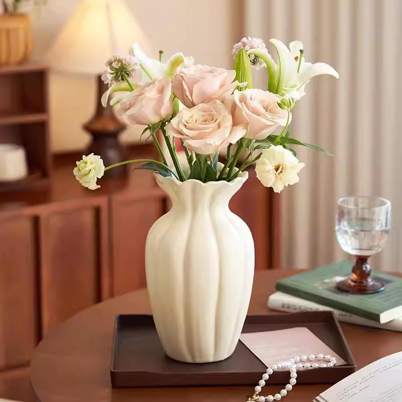 Plant Pots Table Decoration Ornaments Flower Arrangement Ceramic Vases Room Aesthetic Decor