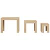 Vidaxl Nesting Tables, 3 Pcs, Sonoma Oak