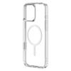 For iPhone 16 Pro Max Magnetic Case TPU+Acrylic Clear Phone Back Cover