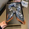Classic Square Scarf Women - Vintage Paisley Print Lightweight Cotton Blend All-Season Stylish Accessory