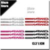 3D Metal Symmetrical AWD Badge Car Tailgate Car Sticker For BRZ XV Outback Forester Asahi Panther WRX Impreza