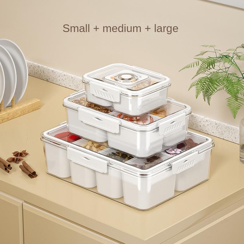 

Бытовая коробка для хранения специй, банка для хранения специй, банка для приправ, анис, корица, перец горошком, перец, специи, сухой перец, кухонная коробка для специй S+M+L прозрачный