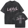 Camiseta Shakira Las Mujeres Ya No Lloran World Tour 2026 Algodón Lavado Vintage Camiseta Unisex Manga Corta Cuello Redondo Pop Latino Streetwear Top Regalo