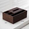 Luxury Walnut Tissue Box, Napkin Holder, Rectangular Storage Rack, Living Room Remote Control Storage Box, Kitchen Supplies