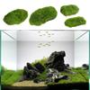 4Pieces Faux Moss Decors for Crafts Artificial Moss Mats Decorative Ornaments for Home and Garden Potted Plant Decors