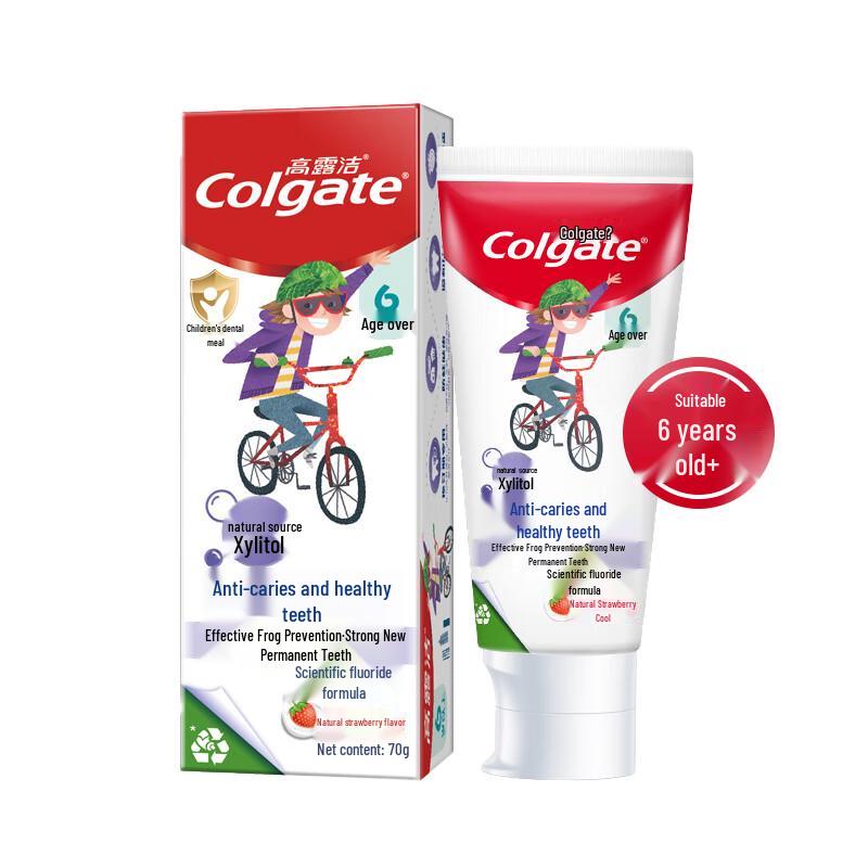 Colgate Kids Anti-Cavity Fluoride Toothpaste, Strawberry, 70g 70g