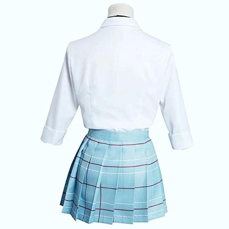 Anime My Dress Up Darling Kitagawa Marin Costume Cosplay Kitagawa Marin Vestiti Cosplay Uniforme Scolastica Parrucca Completo Ragazze Donne