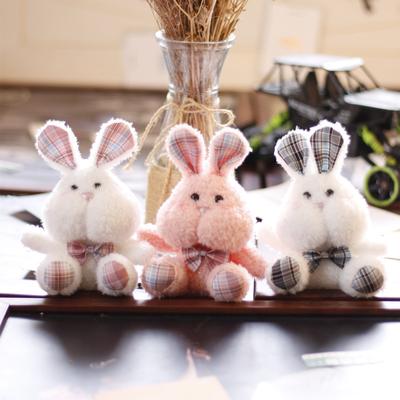 Ins Dudu Coelho Pelúcia Boneca Bonito Pequeno Pingente de Coelho Branco Bolsa de Coelho Pendurado Decoração Chaveiro
