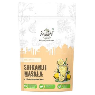 Saatyaki Naturals Shikanji Masala - 50 g | Reine und natürliche Zutaten | Spritziges & erfrischendes Sommergetränk | Nimbu Pani Pulver | Ohne Konservierungsstoffe