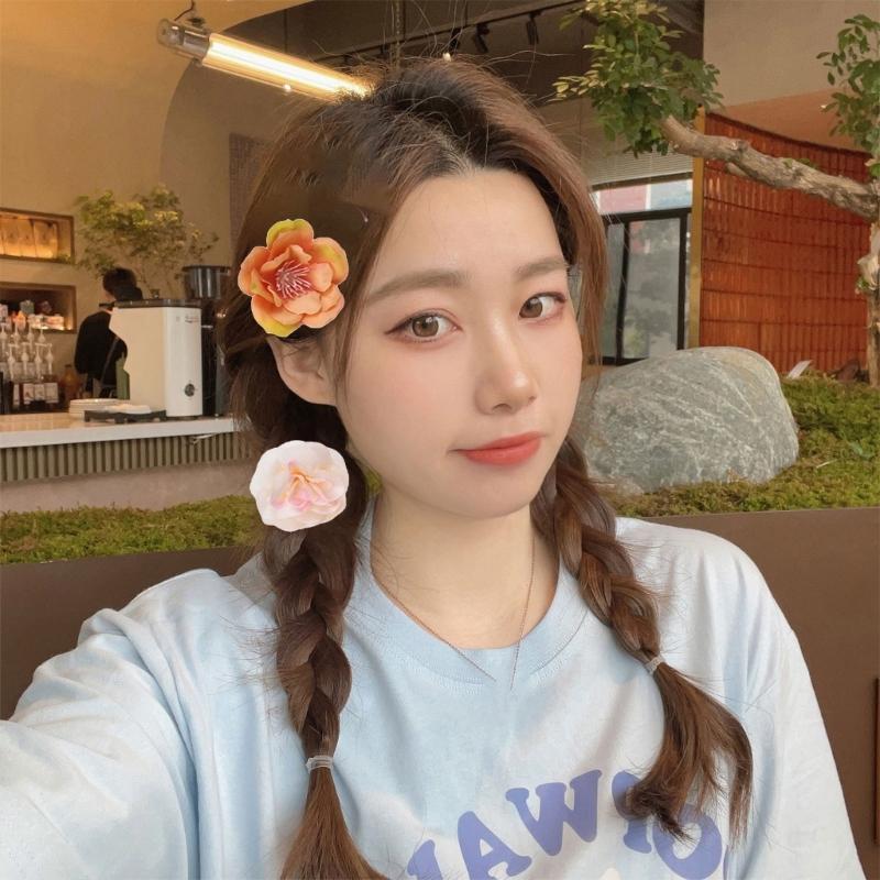 28/49Pcs Artificial Flower 4-10cm Realistic Flower Buds For Wedding Bouquets Baby Showers Decoration Hair Accessories