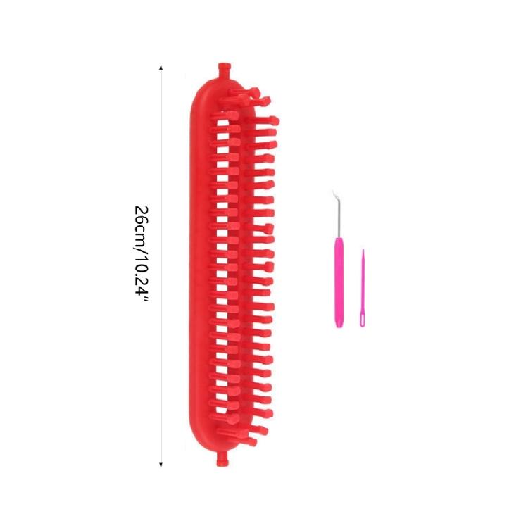 DIY Garn Webwerkzeug mit Häkelnadel und Stricknadel Webwerkzeug-Set