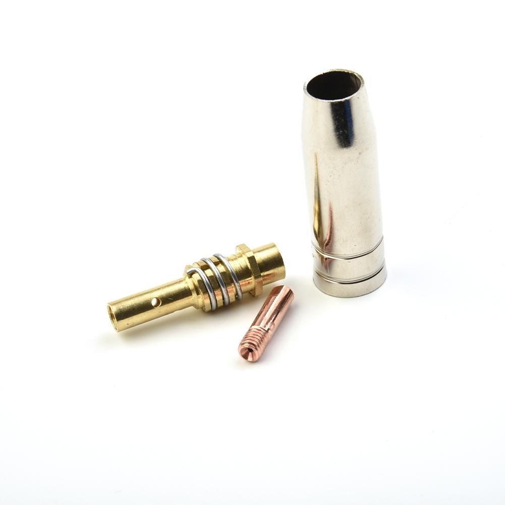 3pcs Set Welding Accessories Torch Air Cooled MB 15AK Holder Gas Nozzle