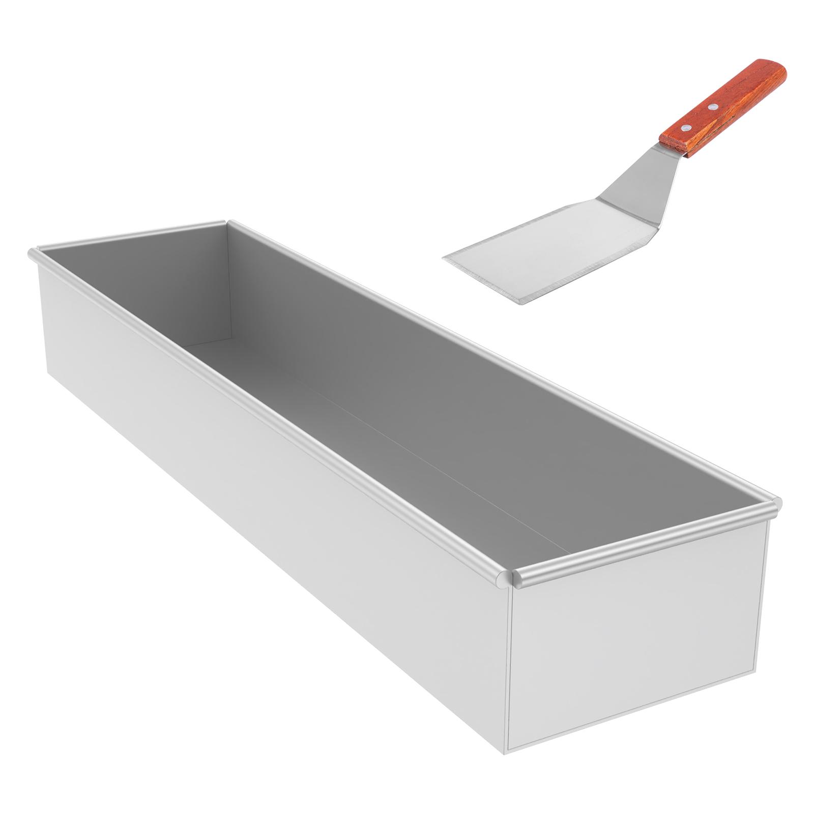 

Rectangle Cake Mold Aluminum Alloy Nonstick Cake Pan Tray Cheesecake Pan Baking Mould Dessert Tool For Birthday Christmas Party