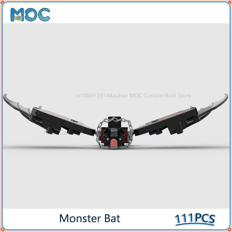 MOC Building Blocks DIY Assemble Bricks Monster Bat (Rideable) Model Creative Educational Collection Display Toys Gifts 111PCS