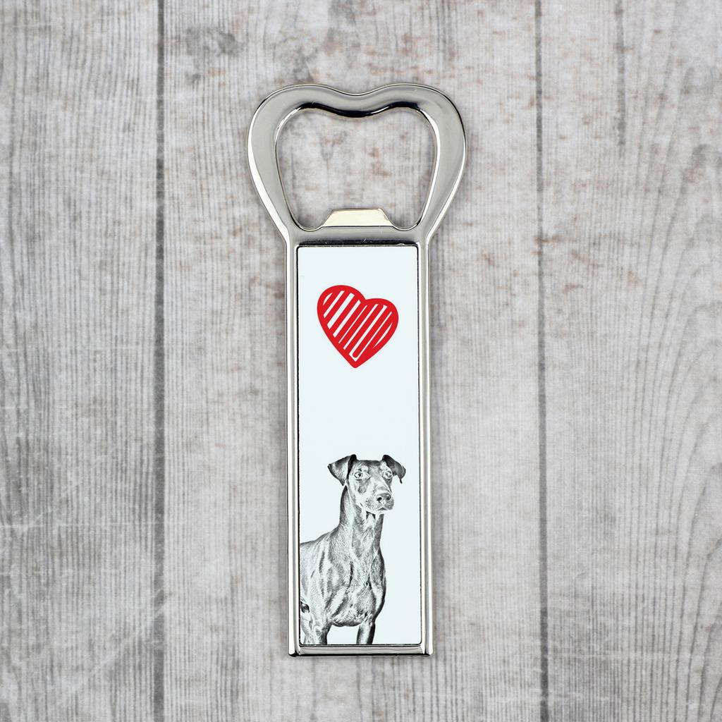 Manchester Terrier - Otwieracz Do Butelek Z Psem, Personalizowany Otwieracz Na Lodówkę, Wyjątkowy Upominek Dla Mężczyzny Marki Art-Dog