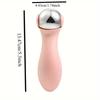 720-Degree Rotating Stainless Steel Wave Ball Handheld Facial Massager for Hot and Cold Compress Unscented Without Electricity