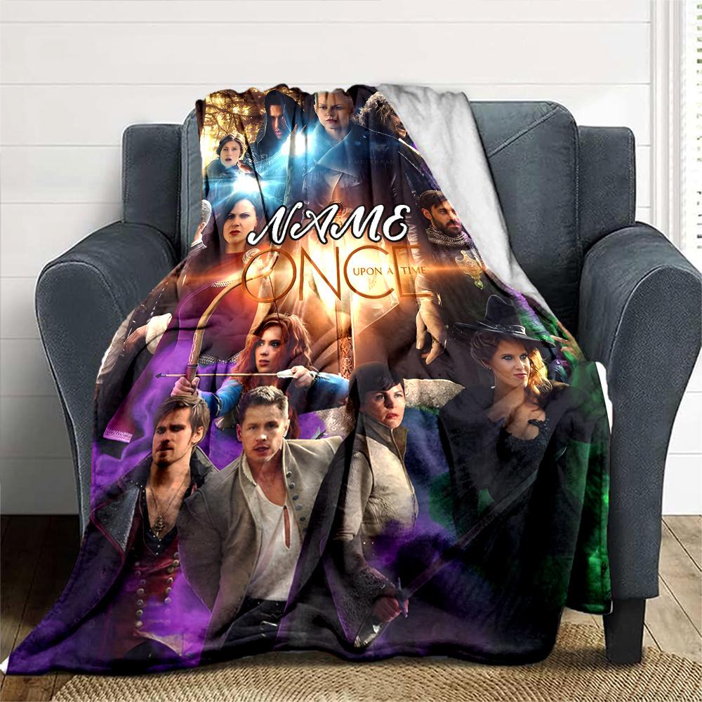 Fantasy Characters Enchanted Forest Magic Light Four Seasons Blanket Customized With Your Name Lightweight And Warm Perfect Gift For Home Office
