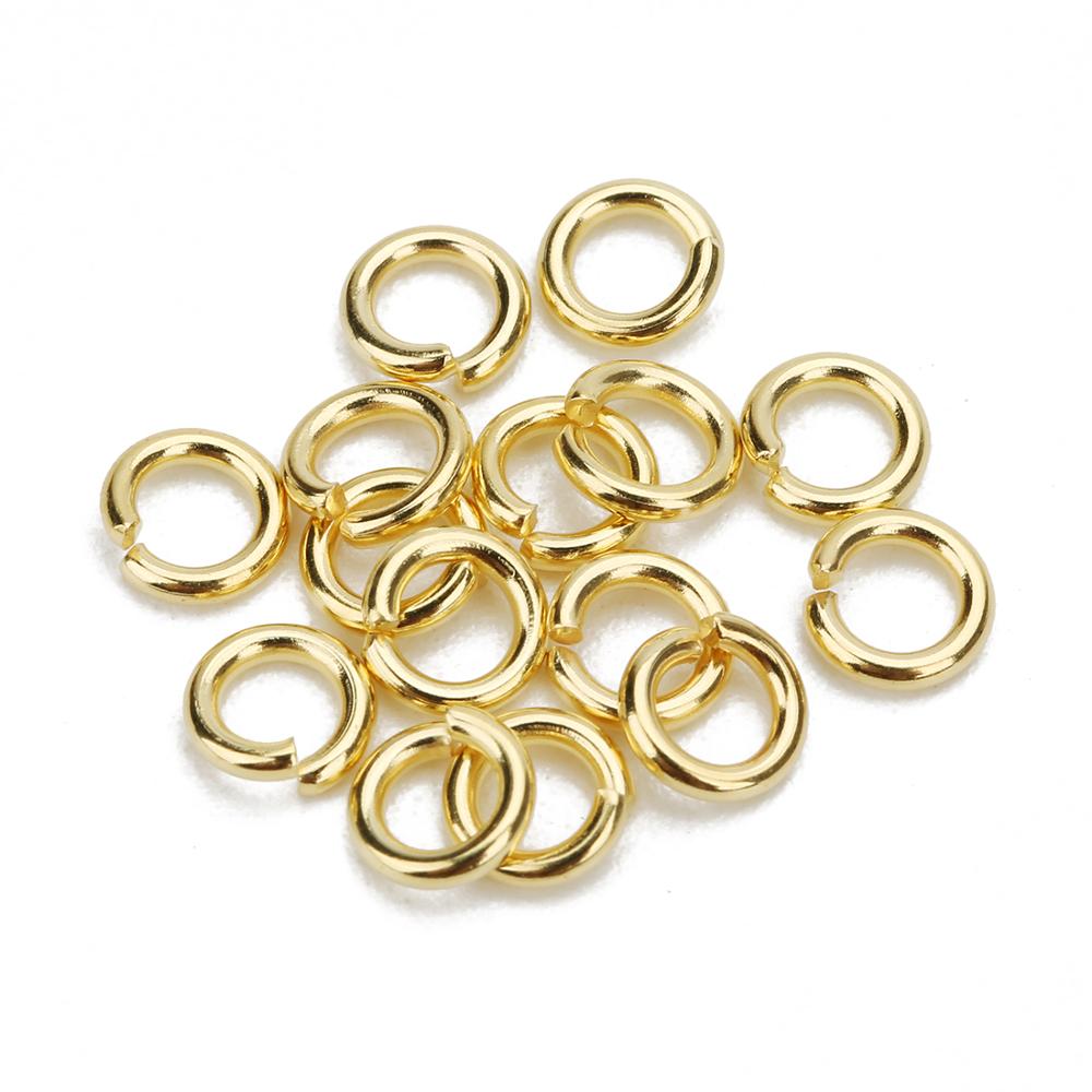 100pcs 3-10mm Stainless Steel Open Jump Rings Split Rings Link Loop For DIY Jewelry Making Findings Connector Wholesale