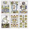 Mini Tarot Of Marseille Tarot Deck Leisure Party Table Gameplay Prophecy Oracle Cards Game,Family Gathering Games