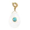 304 Stainless Steel Religious Charms Geometric Round Gold Color Metal Pendants DIY Bracelet Women Bohemian Jewelry Making,1PC