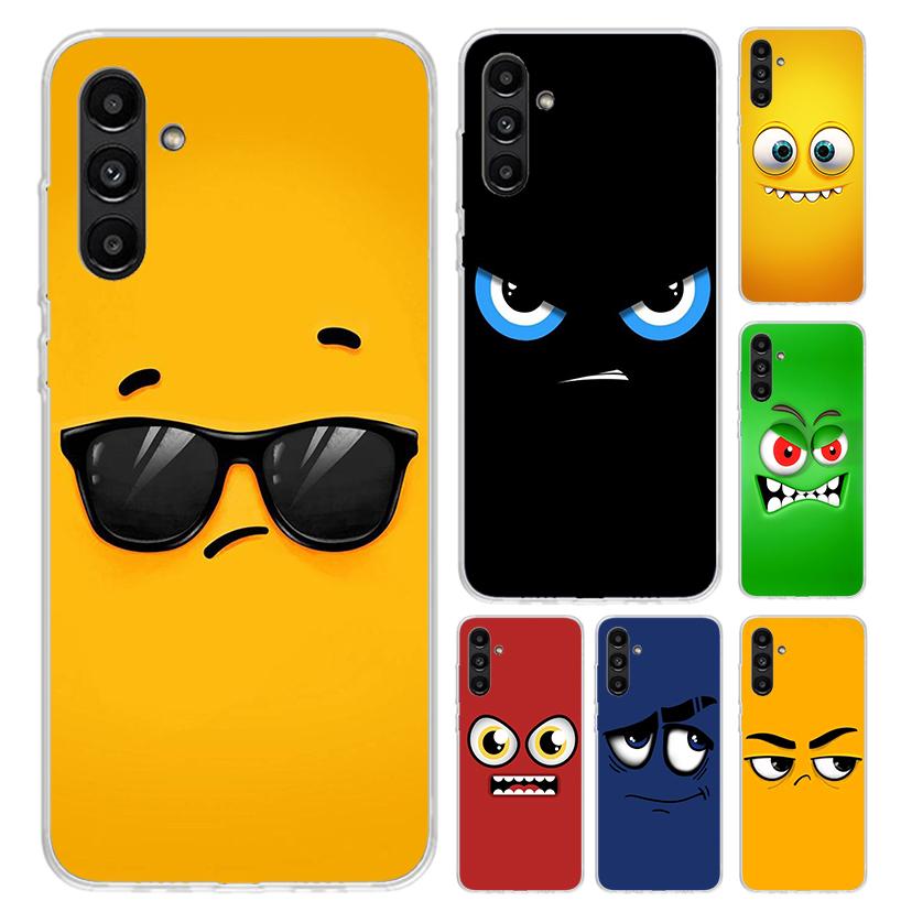 Funny Face Cute Phone Case for Samsung Galaxy A16 A26 A36 A56 A15 A25 A35 A55 A14 A24 A34 A54 A13 A23 A33 A53 A05S A04S A03S A15
