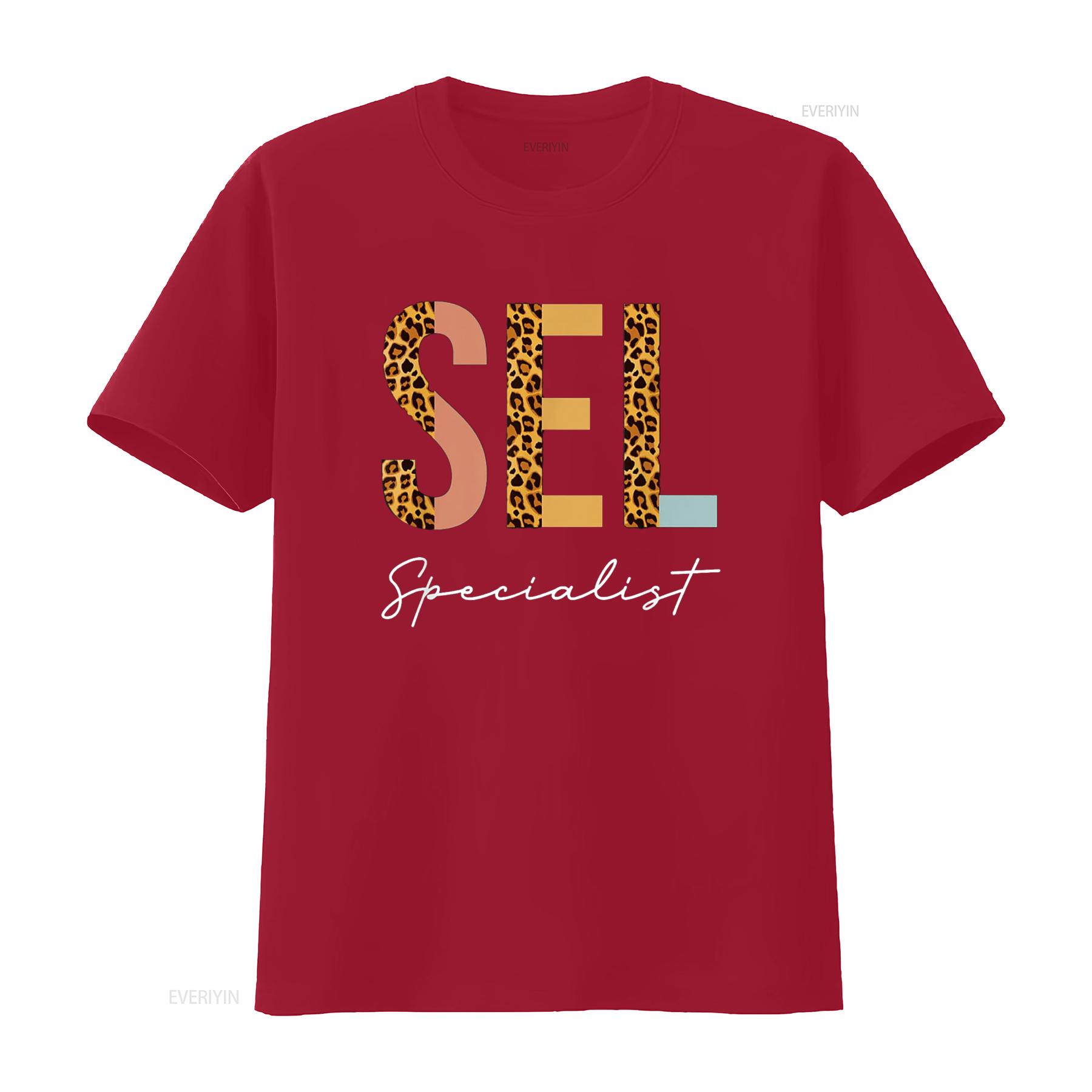 Matching Social Emotional Learning Teacher SEL Specialist T Shirt vintage Washed fashion Soft graphic Casual streetwear S