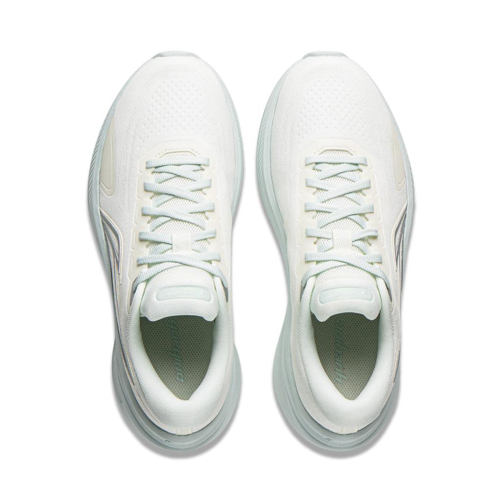 Li Ning Yueying 5 Cushioning, Wear Resistant Low top Running Shoes Women's Ivory ARHW004-2