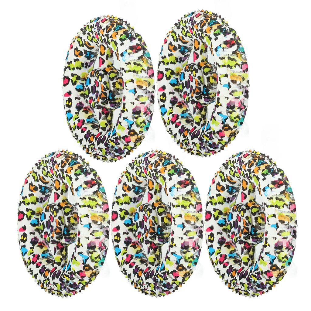5PCS Round Hand Grip Ring Printed Silicone Fidget Toy Finger Trainer for Rehabilitation Training