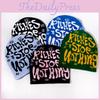 Knit Autumn Cap With Letter Embroidery Design For Casual Street And Wear Sports