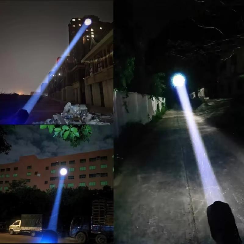 2026 NEW Ultra Bright LED Flashlight Strong Light Tactical Torch Rechargeable Portable Lamp Outdoor Camping Lantern