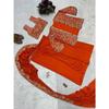 Party Wedding Wear Desigenr Saree Blouse Indian Women Ethnic Sari with Koti