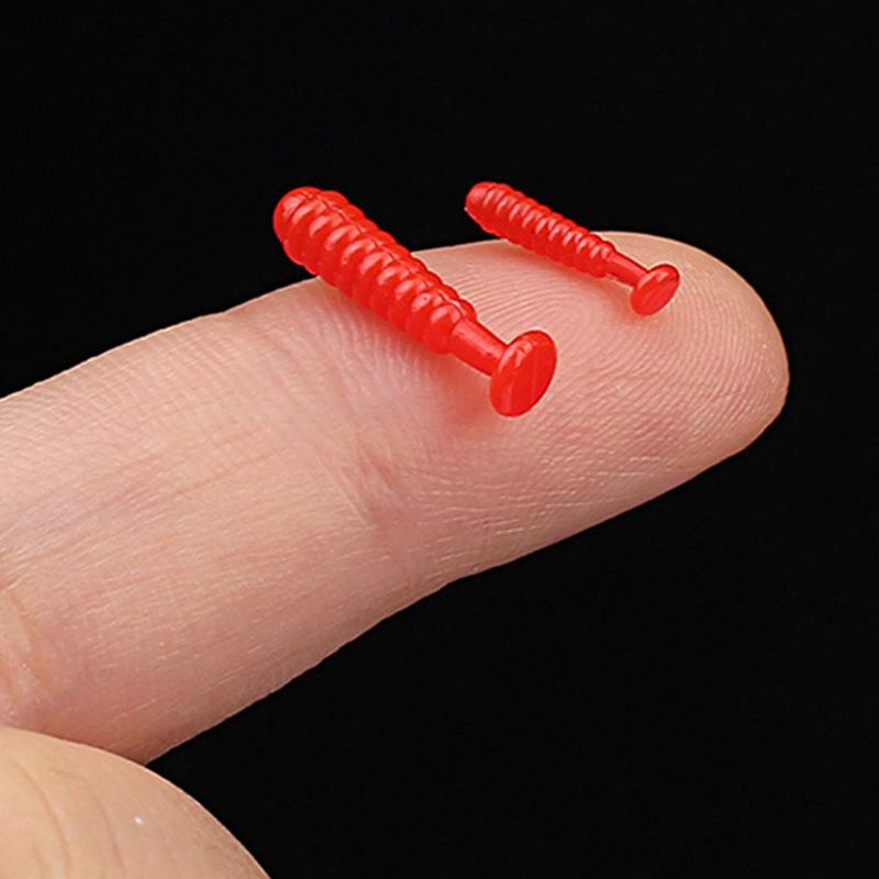 Micro Spiral Soft Lure for Sea and Fly Fishing - Floating Mini Drop Shot Bait for Outdoor Wild Fishing