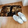 1Pcs Leopards Pattern Floor Mat Modern Kitchen Polyester Rug Non-Slip Colorful Indoor Carpet, For Home Bathroom Bedroom Living Room Decor