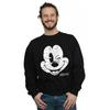 Disney Mens Mickey Mouse Face Sweatshirt