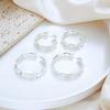 14K Gold-Plated Brass Gradient Hoop Earrings - Simple Luxury Fashion Design