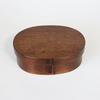 900ml Magewappa Bento Made of Sawara Cypress for Men Box, Oval, Lacquered, Large, Wood,