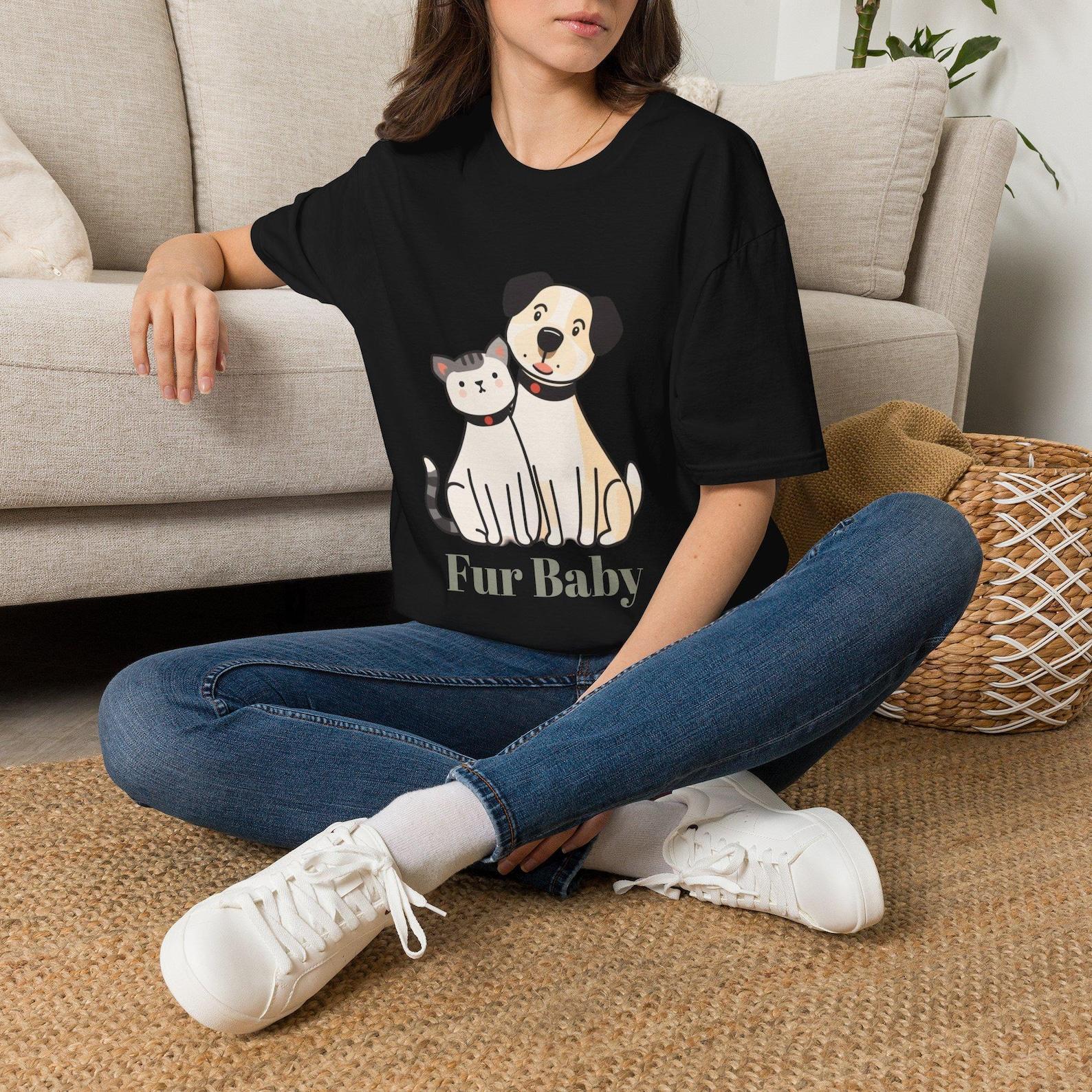 Fur Baby Shirt, Dog Mom Tshirt, Pet Parent Tee, Dog and Cat Mom Shirt, Fur Mom Gift, Cute Pet Lover S