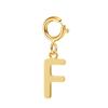 spring buckle Letter Charms Pendant initial charms pendant for Women Necklace earring Zircon keychain DIY accessories Wholesale