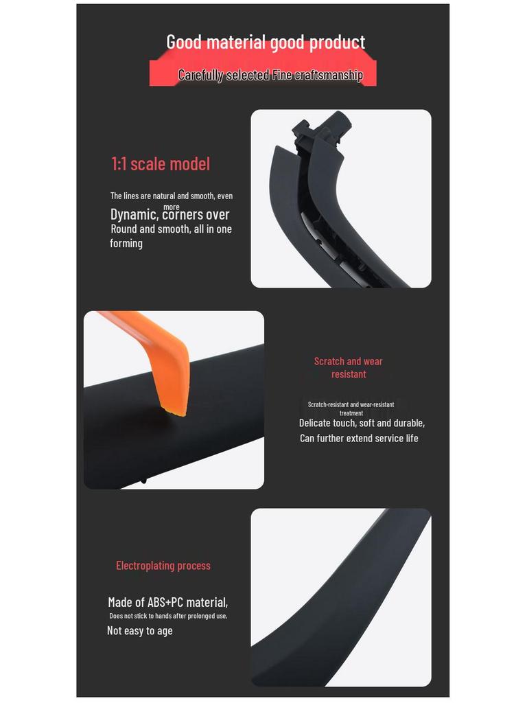 BMW X3/X4 (2018-2021) Door Interior Handle & Armrest Trim Kit