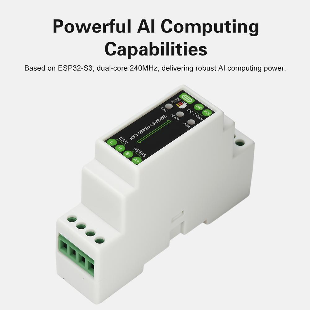 Industrial ESP32-S3 Control Board With RS485 And CAN Communication Electronic Kit Type-c Interfaces
