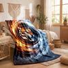 Hull City Football Print Flannel Blanket Soft Warm Sofa Bed Throw Blanket For Home Office Bedroom