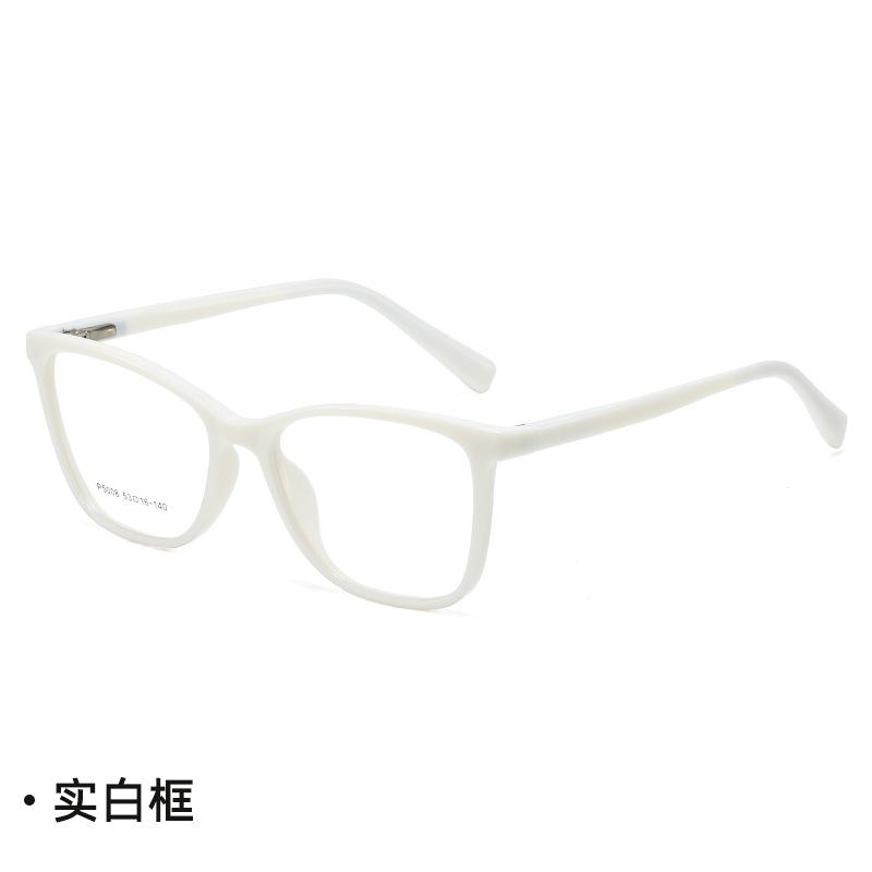 P new European and American fashion trend tr tail needle flat mirror can be equipped with myopia glasses plain frame