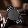 Men's Versatile Quartz Watch with Calendar - Steel Band, Large Dial, Casual & Business Style