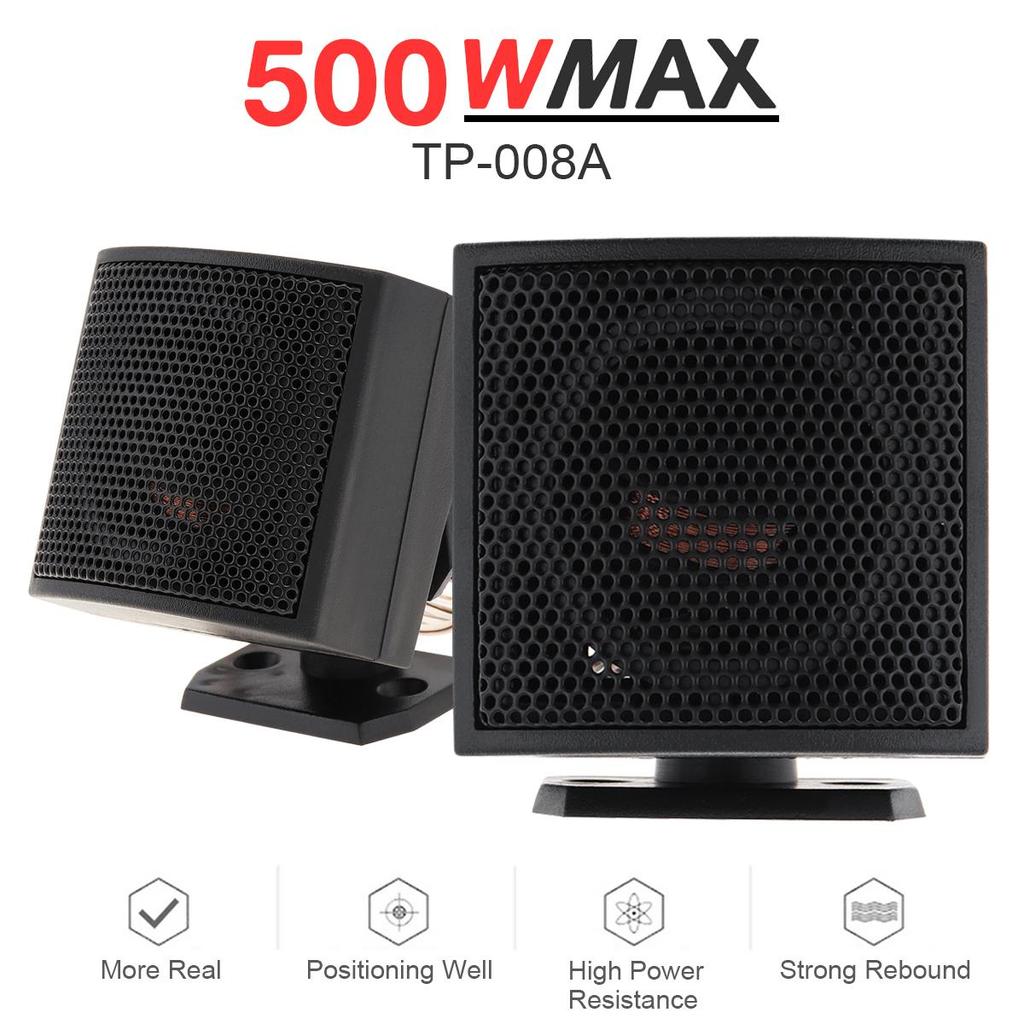 Altoparlanti mini tweeter ad alta efficienza da 2 pezzi da 500 W per sistema audio per auto