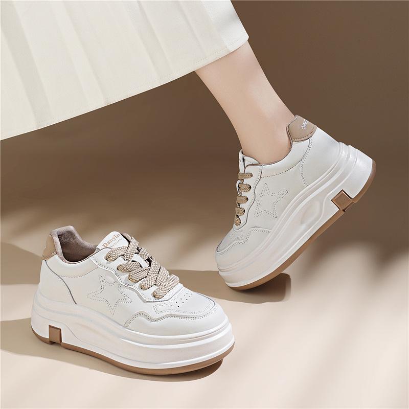 Small thick baseplate shoes girls little white shoes spring and summer new soft-soled sports casual shoes