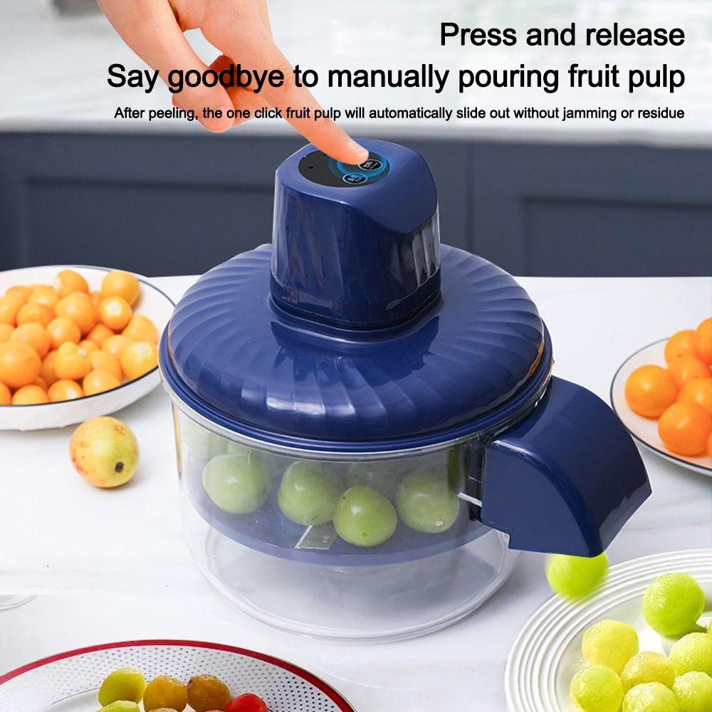 Automatic Electric Grape Peeling Machine Hands-Free Effortless Peeling Skin Remover for Berries Fruits Garlic Peeler Machine
