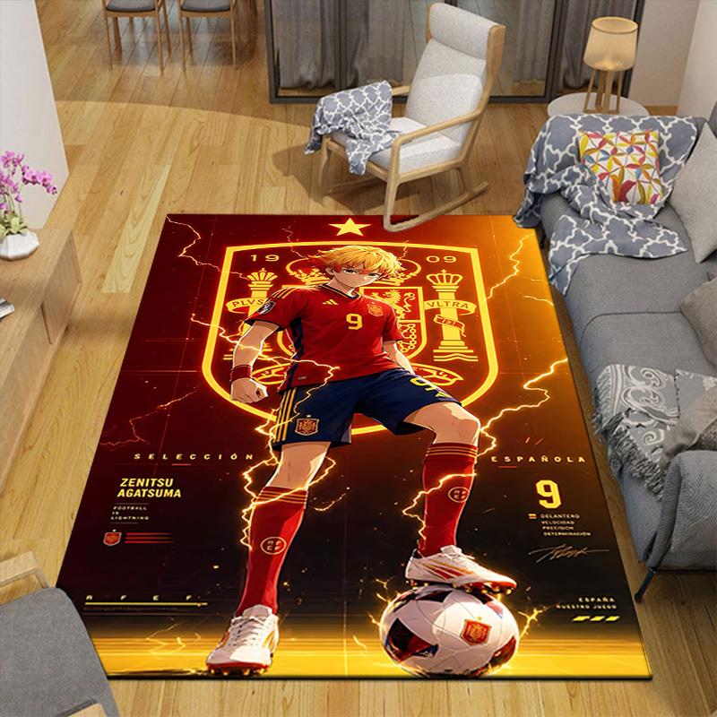 1pz Tappeto Poster Calcio Spagna, Tappeto Ufficio Ingresso Interno Esterno Zerbino, Antiscivolo Morbido E Confortevole, Soggiorno. Q7140147