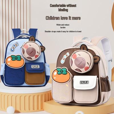 Sweet Cartoon Lightweight Backpack for Kindergarten Kids (1-3 Grade) - Cute, Fresh, Large Capacity, Double Shoulder Bag